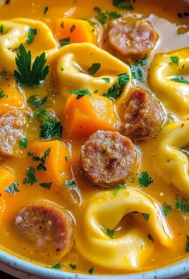 Butternut Squash Sausage Tortellini Soup Recipe
