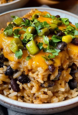 Cheesy Black Beans and Rice