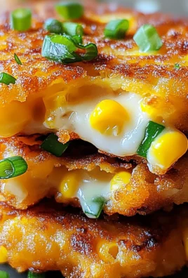 Cheesy Corn Fritters