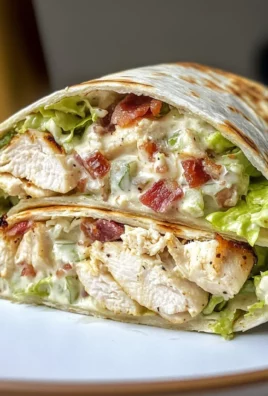 Chopped Chicken Caesar Salad Wrap Recipe