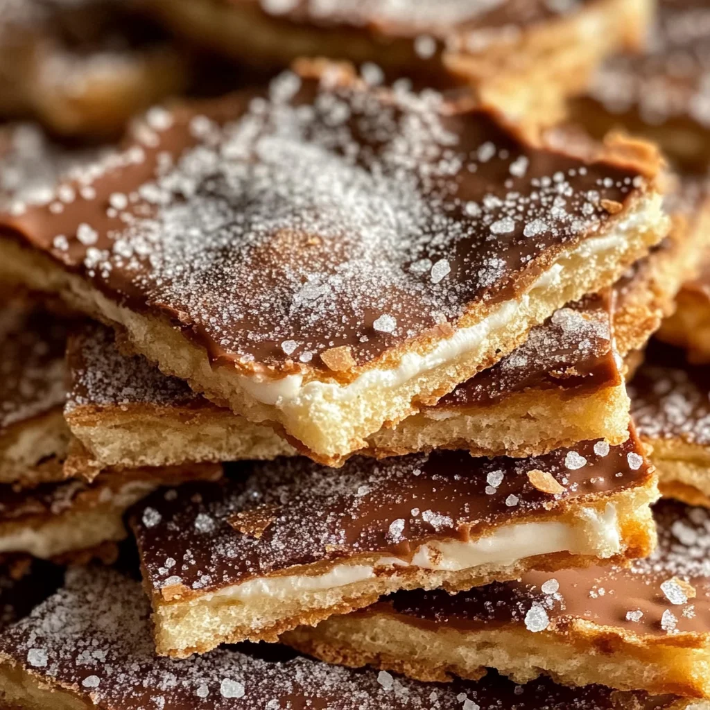 Churro Saltine Toffee