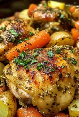 Crockpot Herb Chicken and Veggies