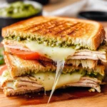 Easy Turkey Basil Pesto Panini