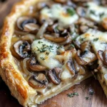 French Onion Mushroom Tart