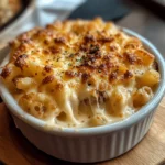 French onion soup mac & cheese