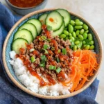 Ground Turkey Rice Bowls with Bang Bang Sauce