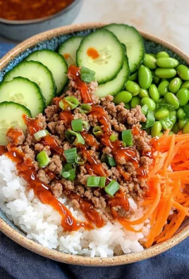 Ground Turkey Rice Bowls with Bang Bang Sauce