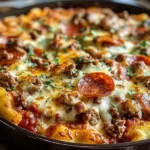 Meat Lovers Pizza Casserole