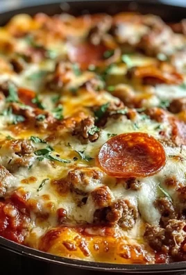 Meat Lovers Pizza Casserole