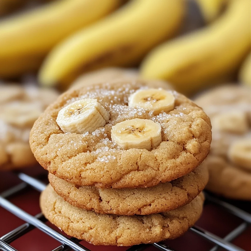 Peanut Butter Banana Cookies