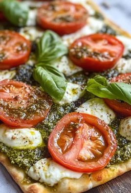 Pesto Flatbread Pizza