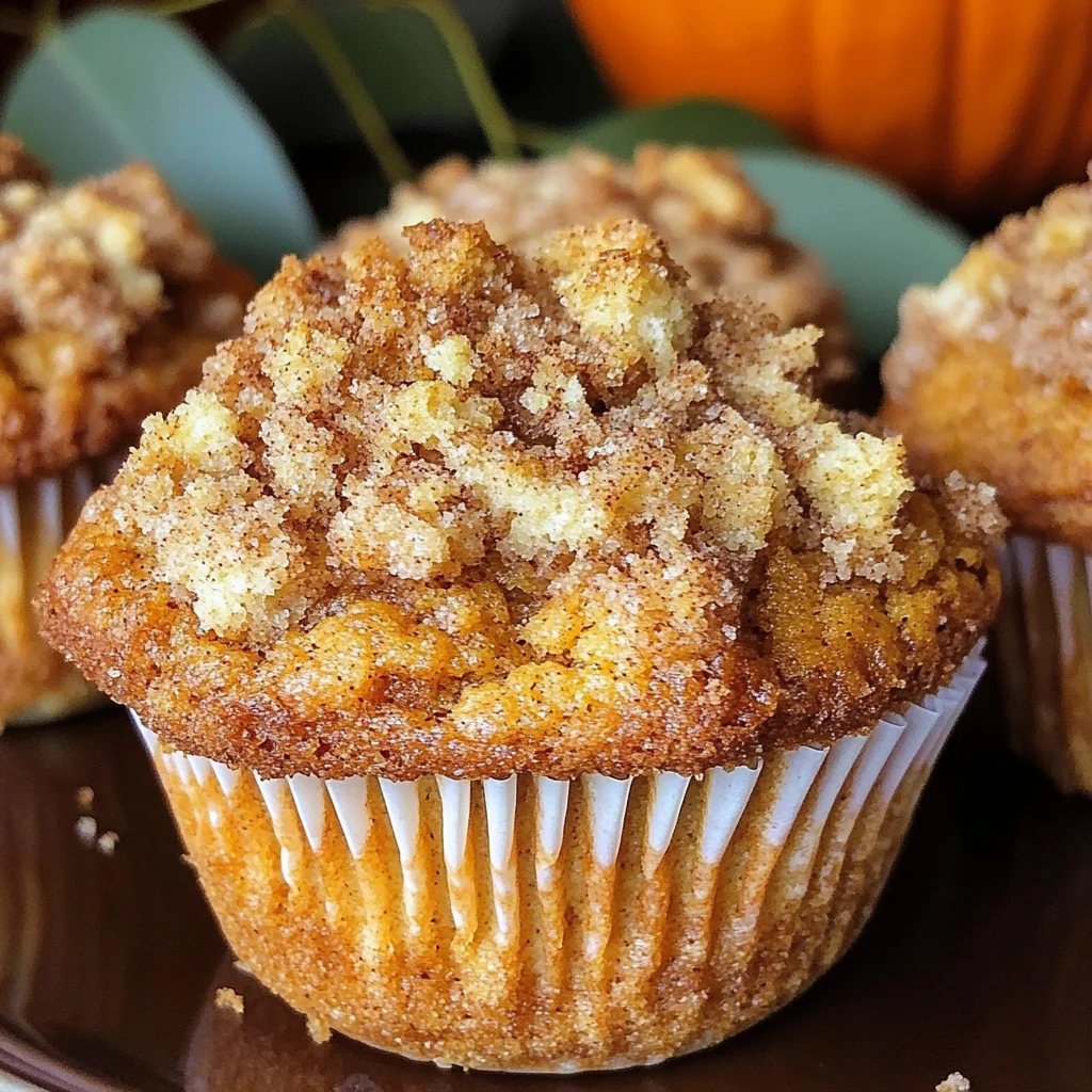 Pumpkin Streusel Muffins