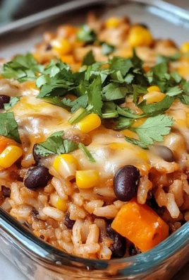 Rice and Bean Casserole with Sweet Potatoes