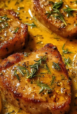Rosemary Garlic Butter Pork Chops