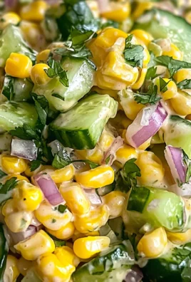 Street Corn Creamy Cucumber Salad