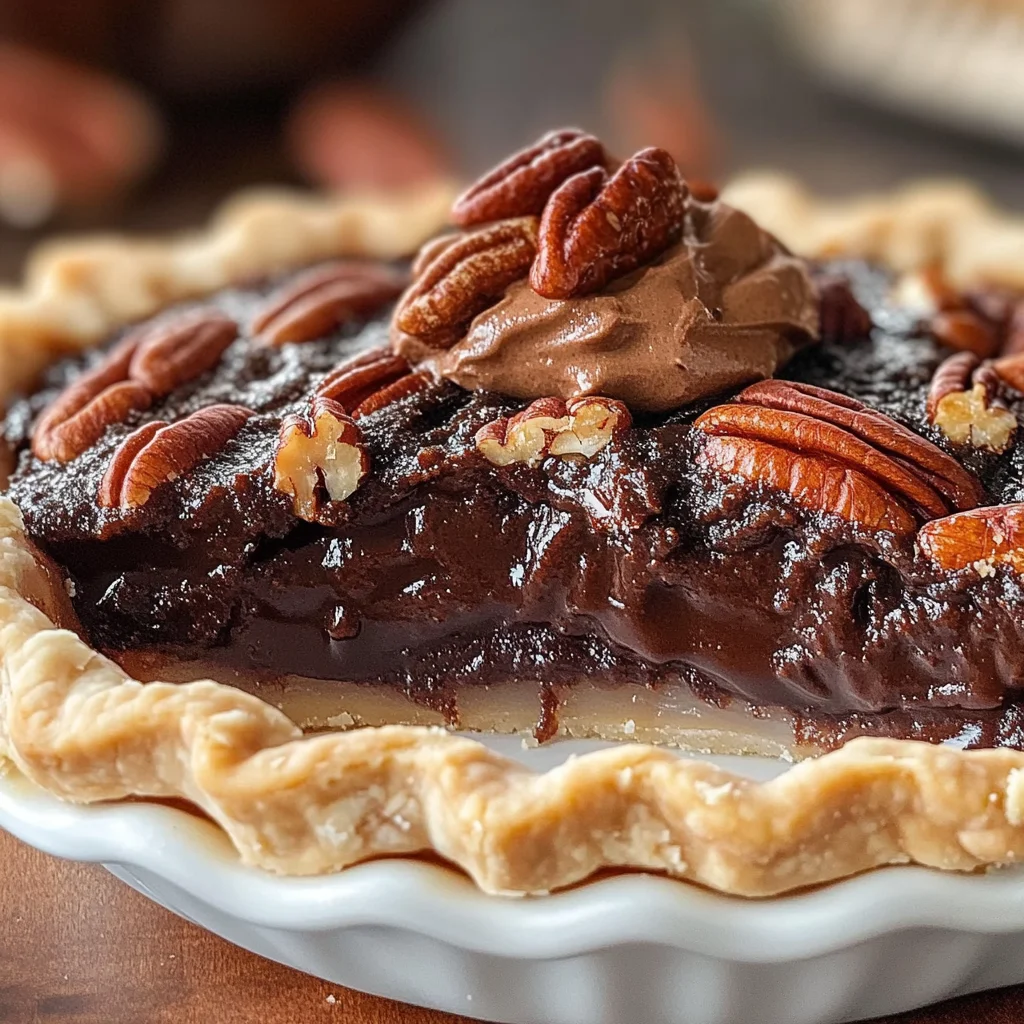Texas Chocolate Pecan Pie