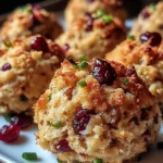Cranberry & Turkey Stuffing Balls