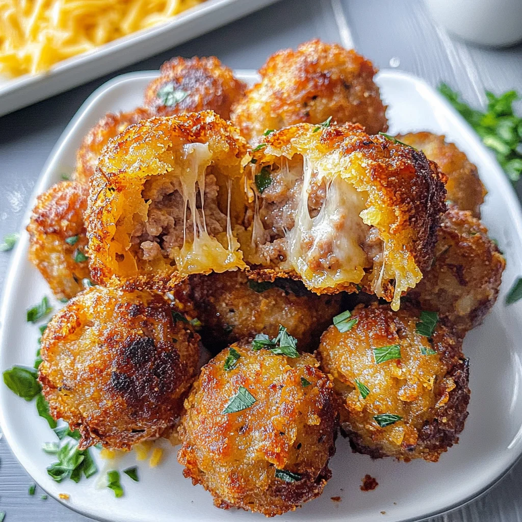 Crispy Hashbrown Sausage Bites