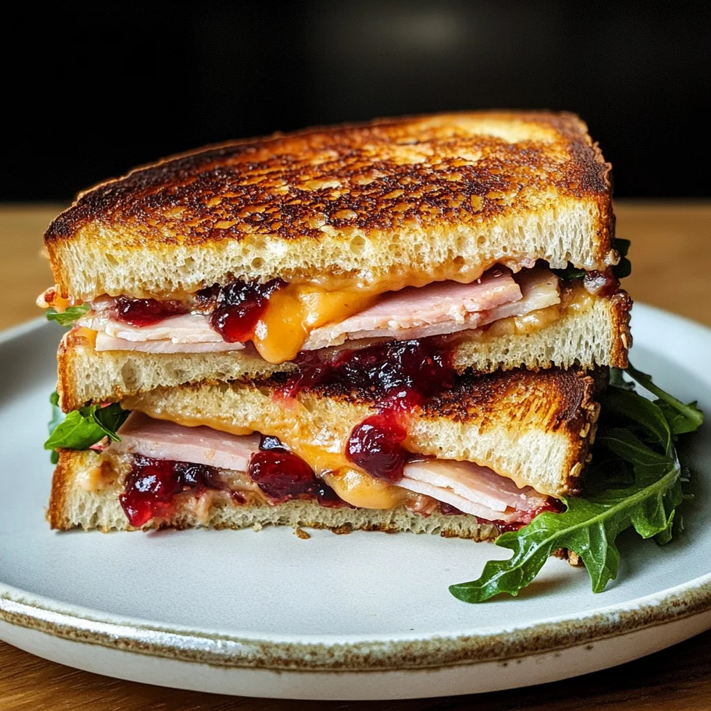 Ham Cheddar Cranberry Melt