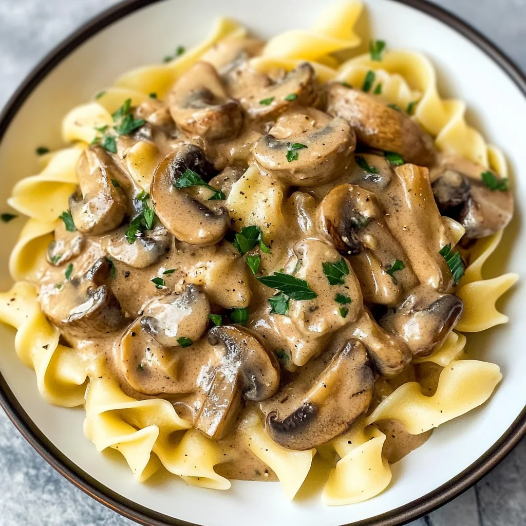 Mushroom Stroganoff