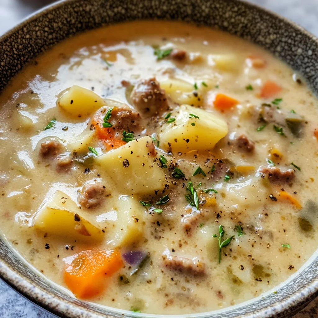 Potato and Sausage Chowder