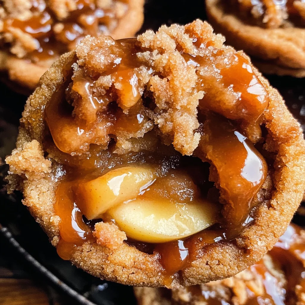Salted Caramel Apple Pie Cookies