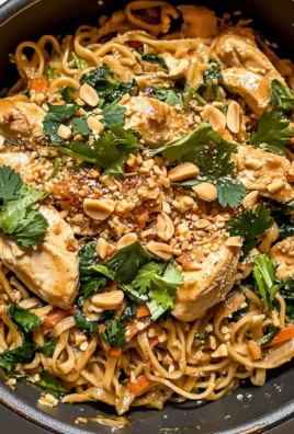 12 Minute Thai Chicken Peanut Noodles