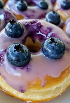 Baked Blueberry Donuts