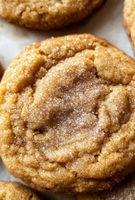 Chewy Pumpkin Snickerdoodle Cookies