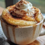 Cottage Cheese Cinnamon Roll Mug Cake