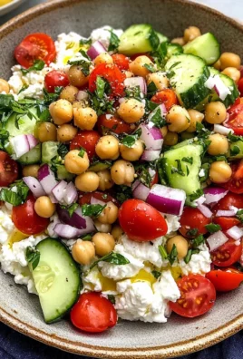 Cottage Cheese and Chickpea Salad