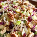 Crisp Apple Cranberry Coleslaw
