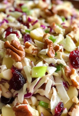 Crisp Apple Cranberry Coleslaw
