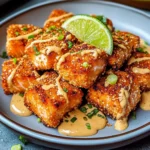 Crispy Bang Bang Salmon Bites