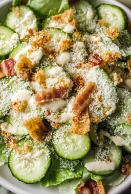 Cucumber Caesar Salad