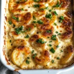 Dad’s Creamy & Cheesy Au Gratin Potatoes