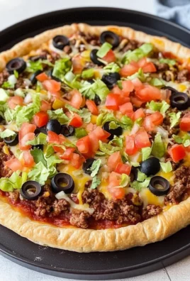 Easy Taco Pizza