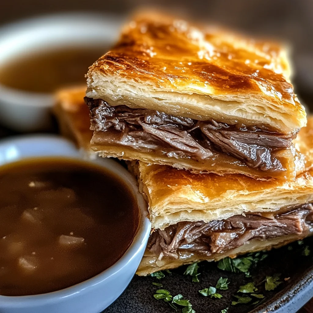French Dip Squares