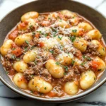 Ground Beef Gnocchi