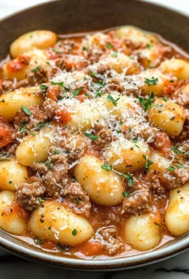 Ground Beef Gnocchi