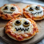Halloween Mini Pizzas