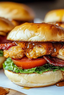 Honey Mustard BLT Chicken Sliders