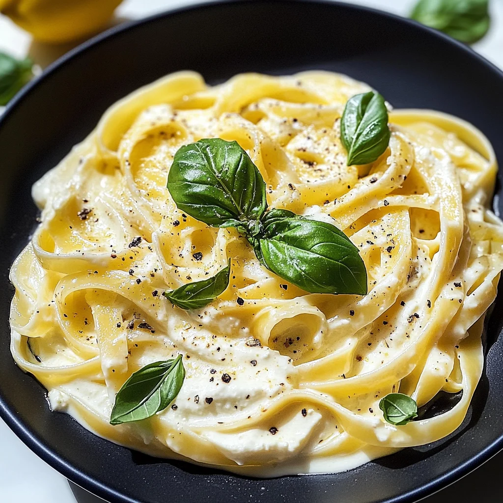Lemon Ricotta Pasta