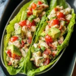 Light & Tasty BLT Chicken Salad Lettuce Wraps
