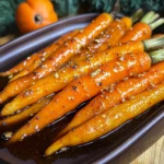 Maple Mustard Roasted Carrots