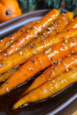 Maple Mustard Roasted Carrots