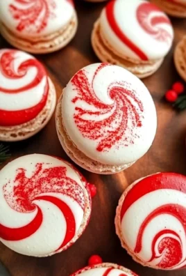 Peppermint Macarons