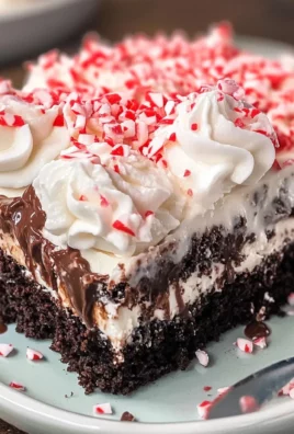 Peppermint Poke Cake