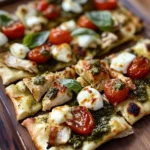 Pesto Chicken Flatbread: A Delicious and Easy Recipe for Dinner