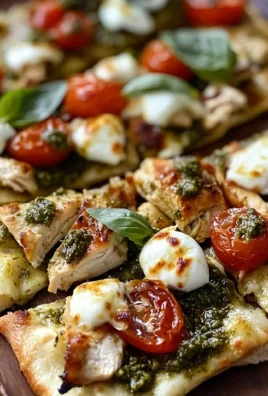 Pesto Chicken Flatbread: A Delicious and Easy Recipe for Dinner